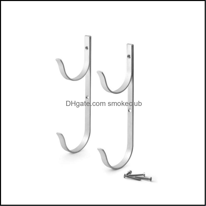 

Water Sports Outdoors Pool & Aessories 2Pcs Swimming Pole Hanger Wall Mount Aluminum Telesco Holder Hook For Vacuum Hose Leaf Rakes Garden T
