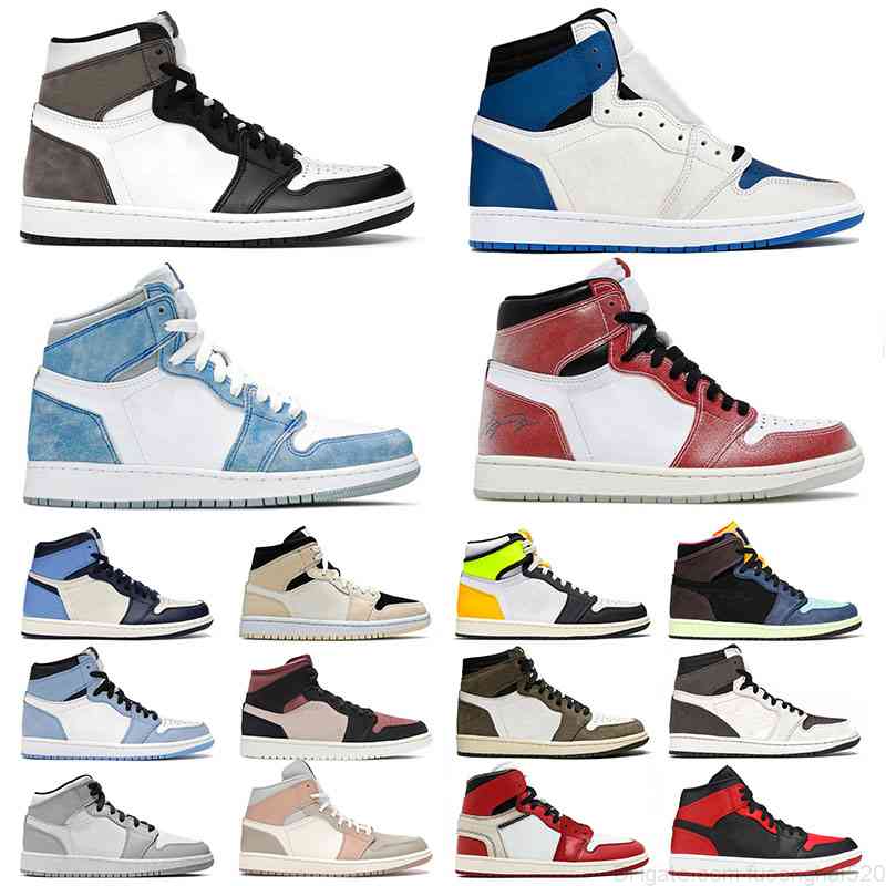 

Jumpman 1 Mens Womens 1s white off Classic Basketball Shoes Fragment x TS Shadow Chicago University Blue High Hyper Royal Dark Mocha Mid, B49 36-46 offfwhite