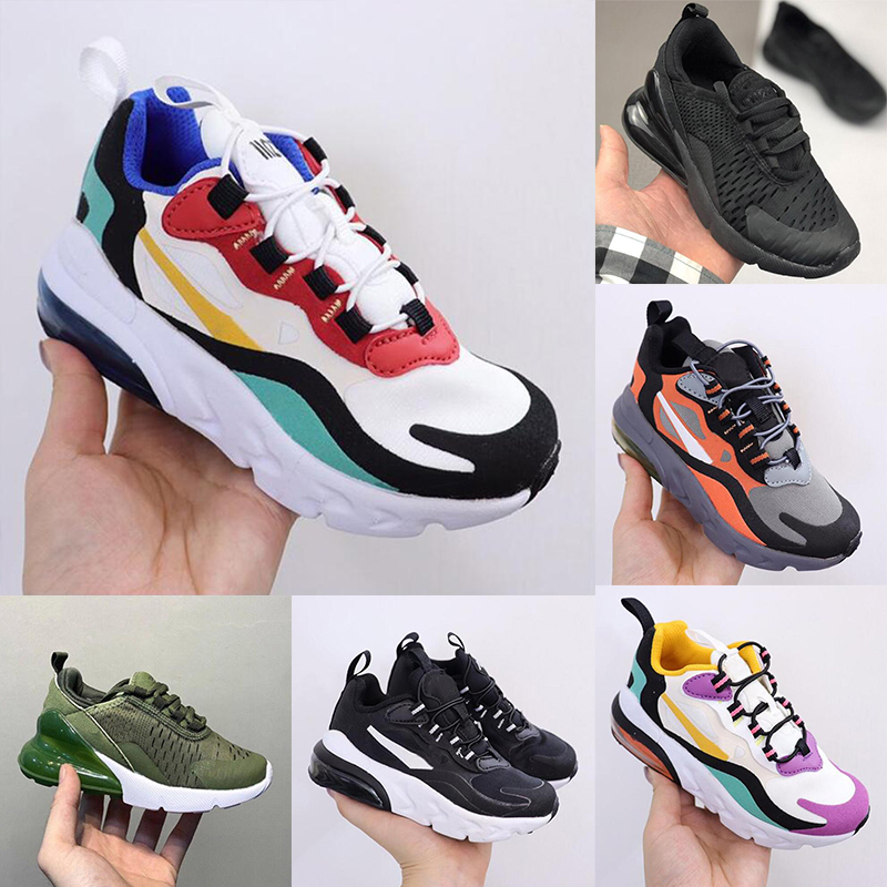 

Cactus Trail Kids 27c eng React TS Running Shoes Girls Boys 270s Bauhaus Childrens Hyper Pink Bright Violet Toddler Sneaker Size 28-35, Black