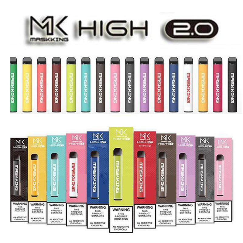 

Maskking High Pro Disaposable cigarettes Vape Pen Price 1000 Puffs 3.5ml 5% Capacity Free 600mah Battery 12 colour VS puff bars max 1500