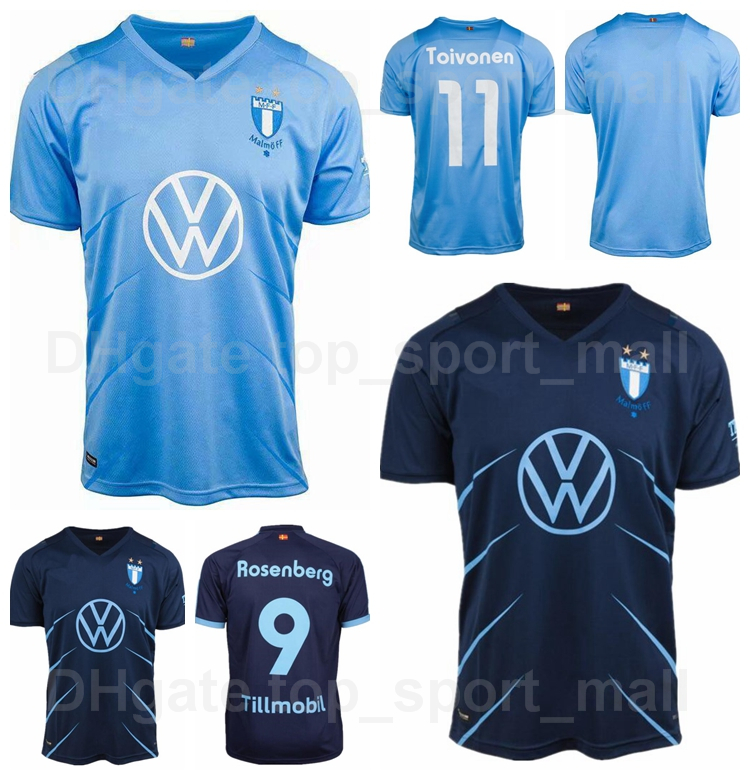 

21 22 Sweden Malmo FF Soccer Jerseys 2 Larsson 1 Ellborg 11 Toivonen Svahn Ibrahimovic Rieks Ahmedhodzic Christiansen Knudsen Nalic Football, Black;yellow