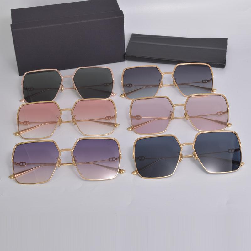 

Sunglasses High Quality Design Stellaire SU Square Frames UV400 Lens Women Men With Original Package