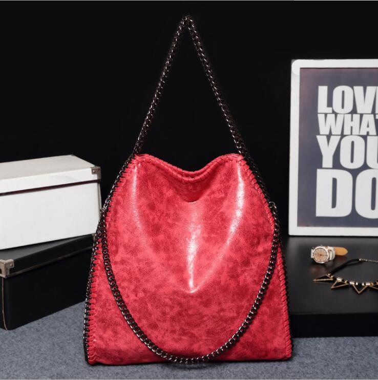 

wholesale women bag street trend high quality leather handbag Knitting edge folding shoulder bags elegant and versatile Crochet chain handbags in ten colors
