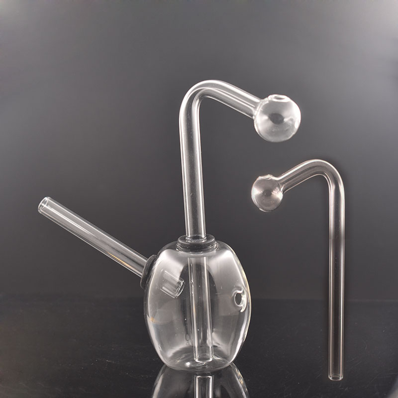 

Small Glass Oil Burner Rig Bong Hookahs Thick Smoking Water Pipe Honeycomb Perc Heady Recycler Dab Rigs with Downstem Oil Bowl 5.5inch