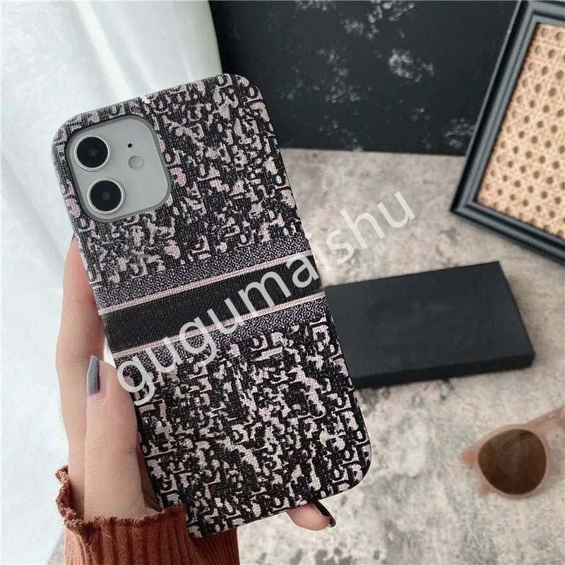 

TPU Soft Designer Phone Case for iPhone 12 Pro Max 12 Mini 11 11promax X Xs Xr 8 7 Plus High Quality Letter Print Skin Cover With box