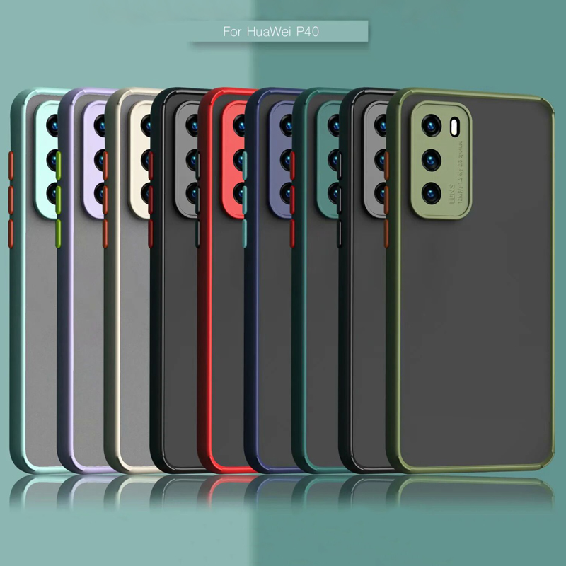 Full lens phone cases for huawei P40 pro Mate30 soft Frosted Anti fall cover mobile accessories Tiktok Internet celebrity-image-700163573