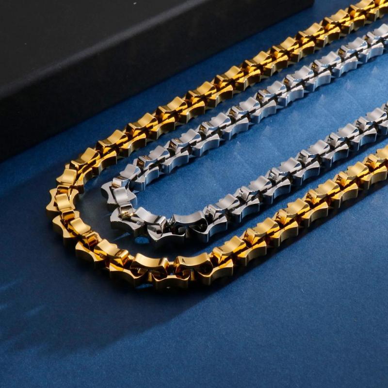 

Width Hiphop Never Fade 6 Classic Color Multiple Size Options Stainless Steel Biker Jewelry Male Mens Chain Bracelets 2021 Chains, Silver