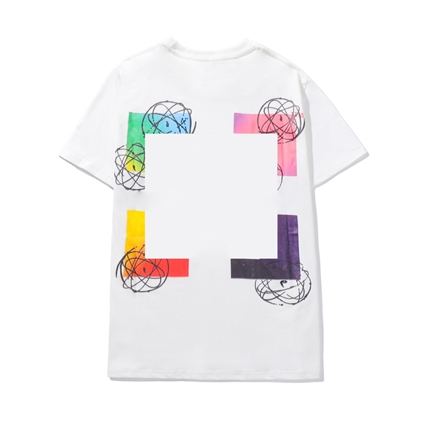 

20ss Fashion Mens Stylist T Shirts Off Short Sleeve Fashion Mens Stylist White T Shirt Hip Hop Fashion Men Women Short Sleeve Tees Black 01q, White;black