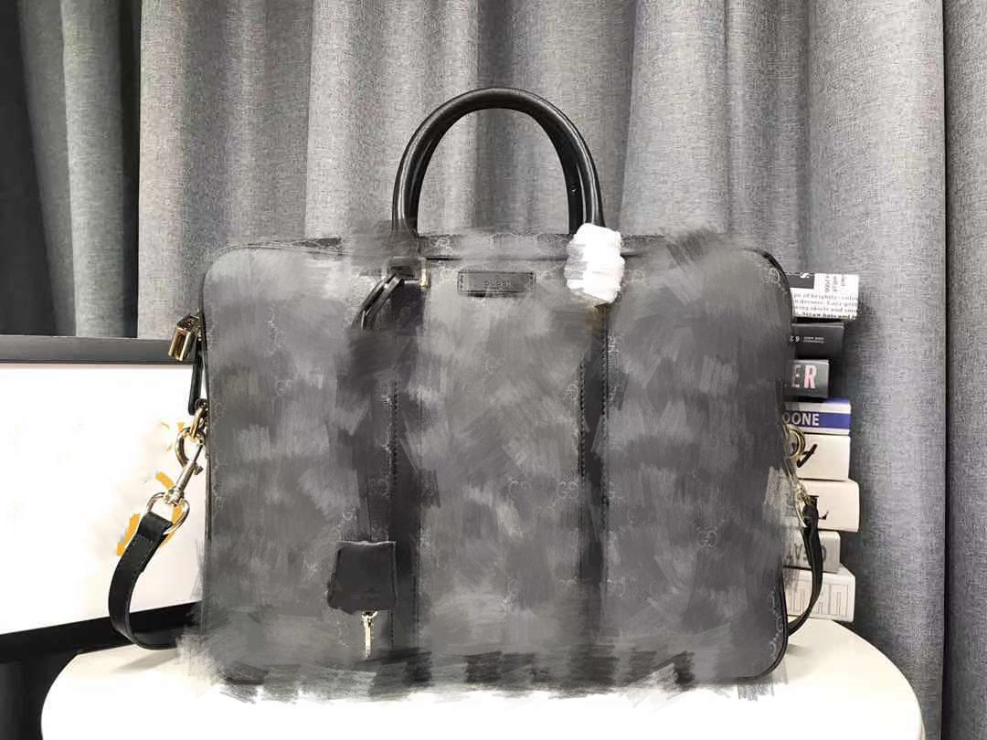 

1Senior luxury fashion briefcase handbags designer origin must-have laptop bag the joining together of genuine leather bags solid