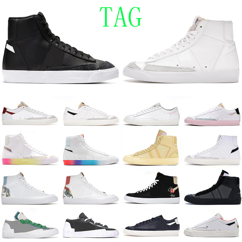 

blazer mid 77 vintage low men women running shoes Black White British Tan Pink Foam Pacific Blue Kumquat Thermal Magma Orange mens trainers platform sneakers, Color 26