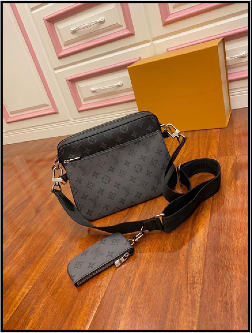 

Women men Messenger bag Pochette Trio crossbody bags Top quality Portable Shoulder Handbag Man Handbags Sac Totes GGLVLouisYSLVUTTON