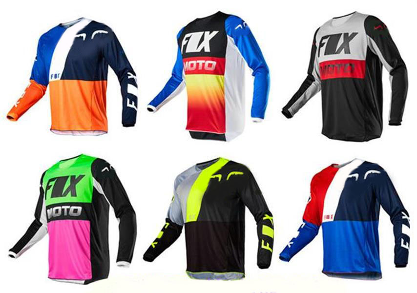 

Motorcycle downhill jersey, motocross racing suit long sleeves, polyester quick-drying, the same style can be customized
