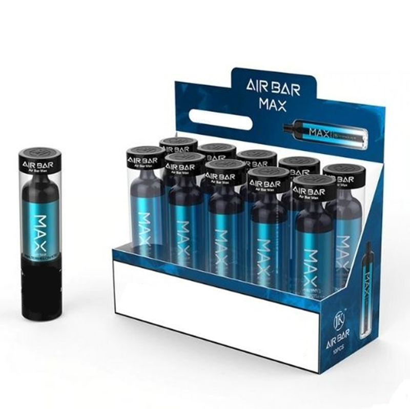 

2022 Air Bar max Lux Disposable Device Built-in 500mah Battery 2.7ml Vape Pods 1000-1600 puffs Dab Pen Starter Kit vs Bang xvapor cigarette