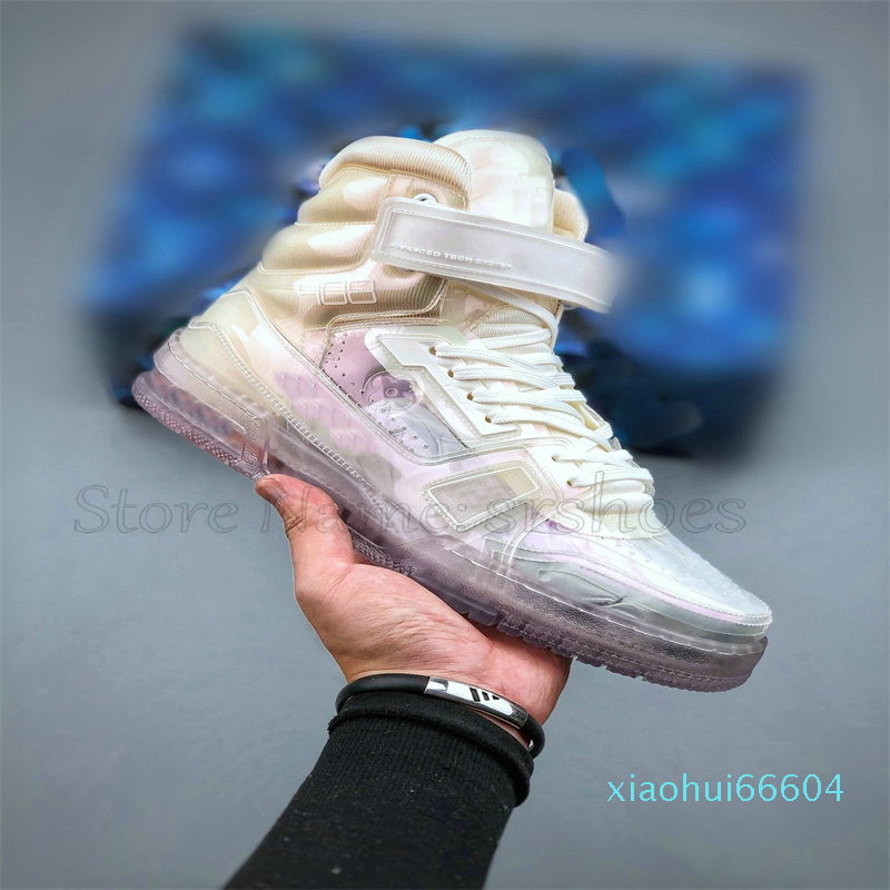 

TRAINER HighTop Sneakers 408 508 Boots Mens Designer Transparent Leather Shoes Luxurys Brand Mans Trainers Runner Casual Shoe Rubber x, Customize