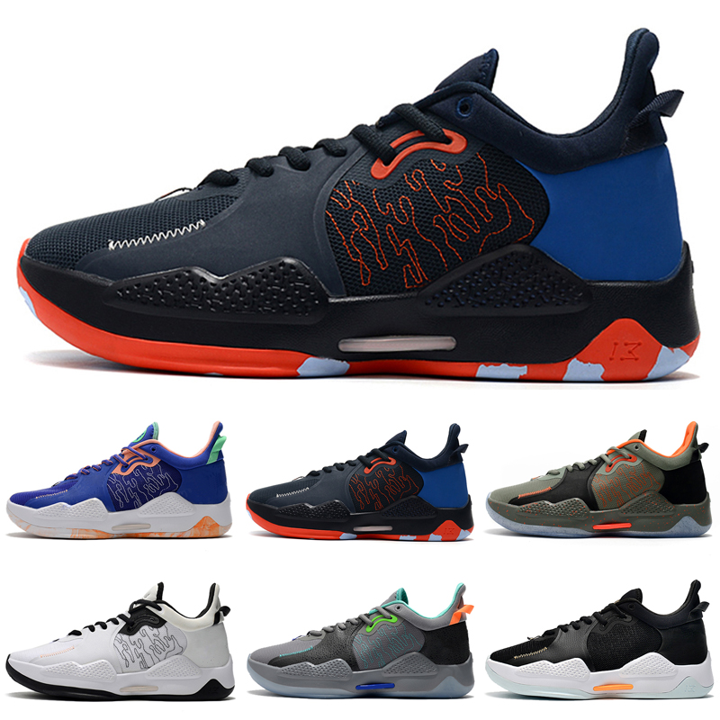 

2021 Mens Paul George Shoe PG 5 V PE 5S Apollo Missions nasa Sales Outdoor Shoes PG5 Sports Sneakers Size 40-46, As shown 1