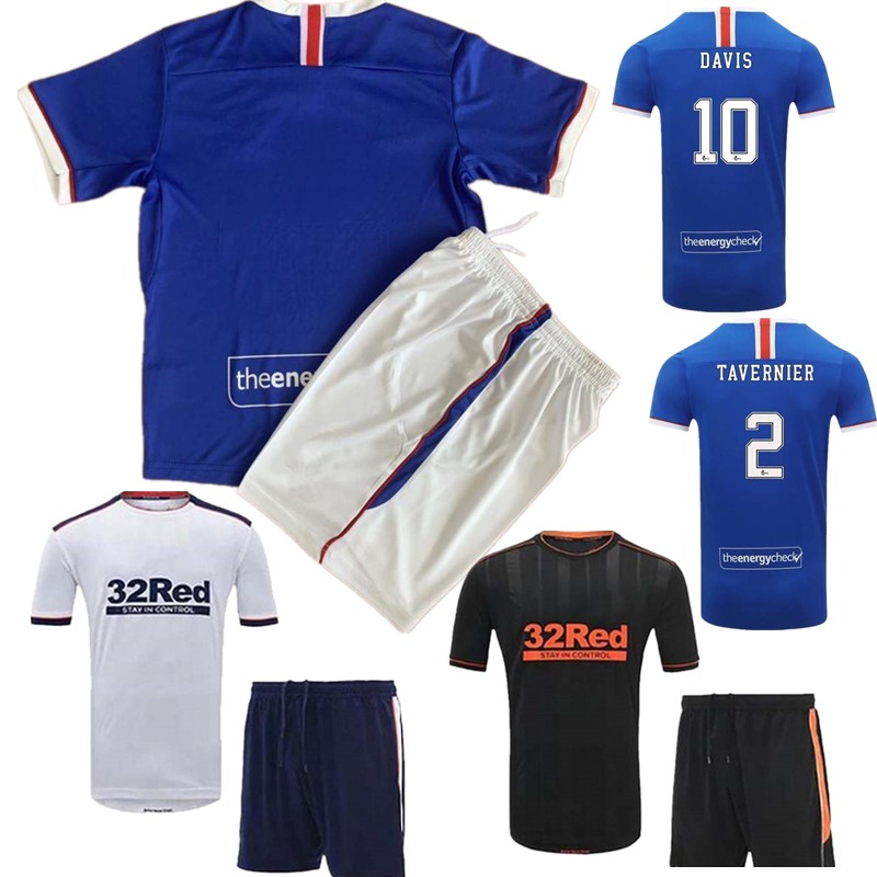 

20 21 Glasgow Rangers Soccer Jerseys DEFOE MORELOS KENT Retro men women Adult and Kids Football shirts, Home jerseys kit
