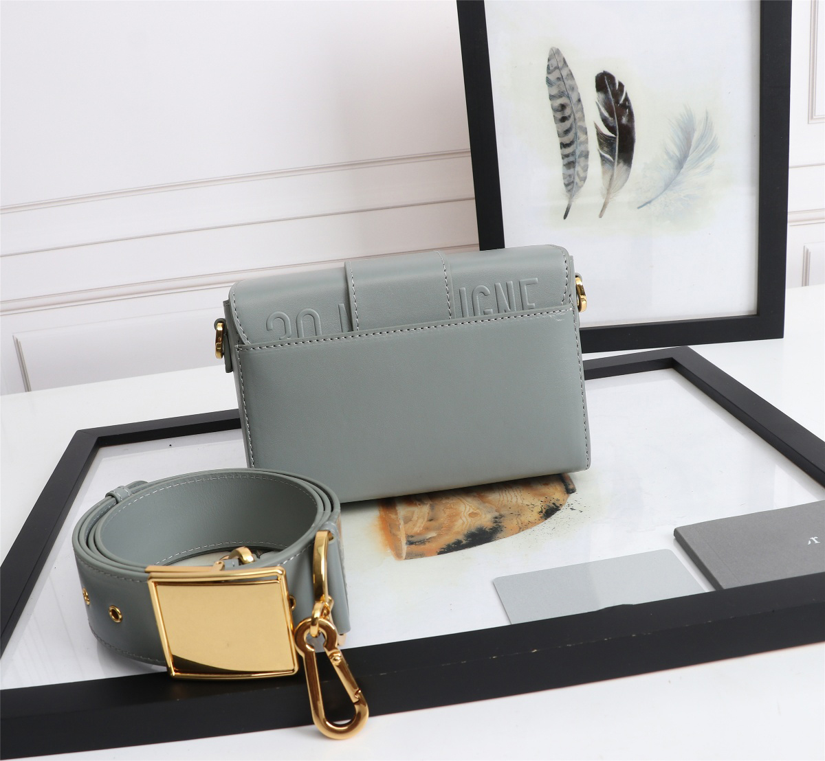D6713 Classic Lady's Satchel bag French designer 7A High-end customized quality Leisure Fashion style shoulder straps removable adjustment 0-image-754806165