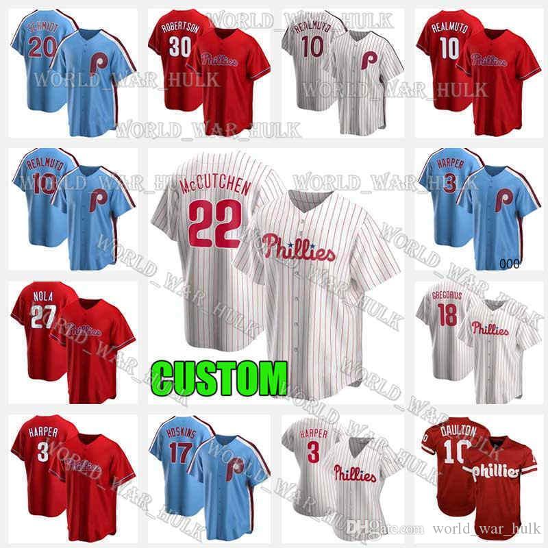 

22 McCutchen Jersey 17 Rhys Hoskins Phillies Andrew 49 Arrieta 2 Jean Segura 4 Lenny Jake Didi Gregorius JT Realmuto Dykstra Philadelphia, Blue;black