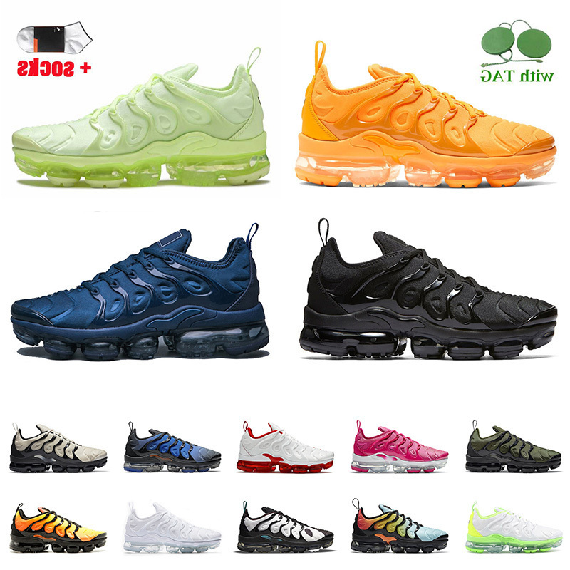

Shoes Hotest Selling Tn Plus Cushion Barely Volt Running Designer Triple Black Royal University gold Navy Blue Atlanta Pink Red Mens Women, C40 lemon lime 36-47