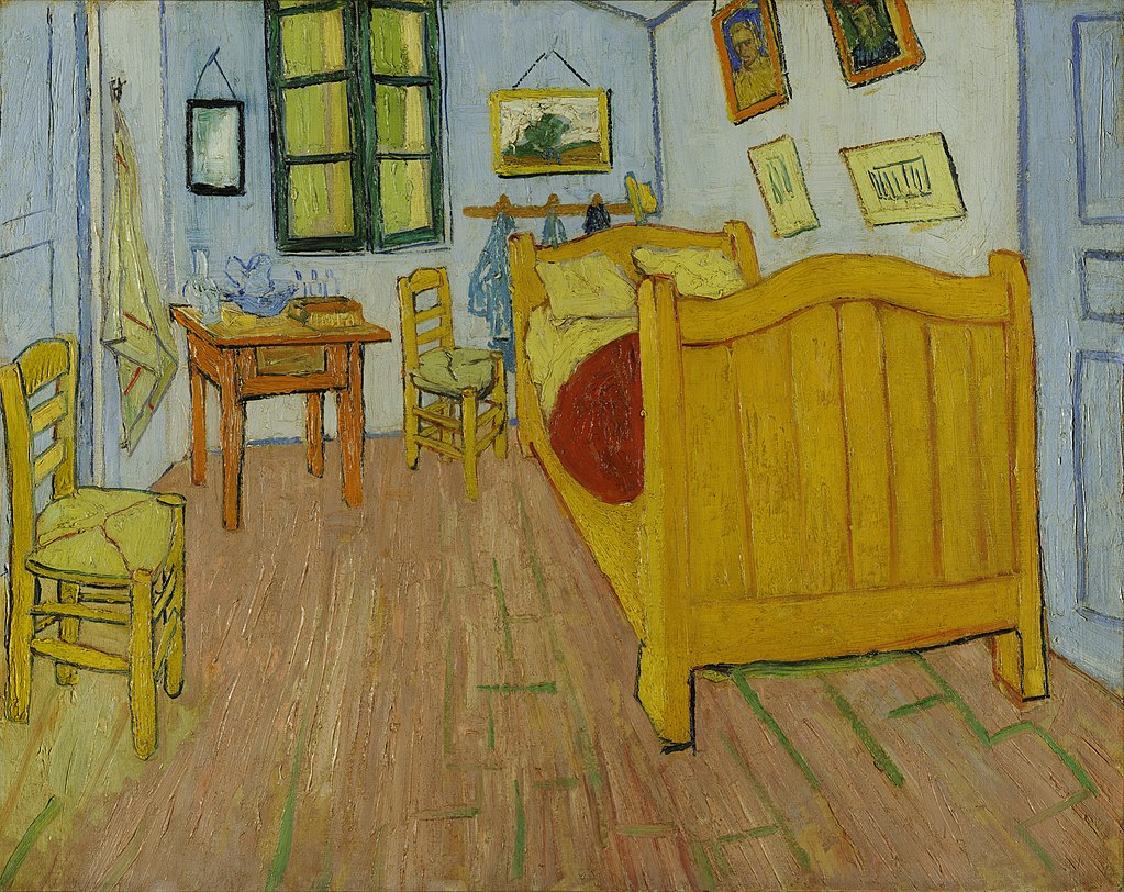 Handpainted Oil Paintings Vincent Van Gogh Wall Art on Canvas Bedroom in Arles, 1888 for Living Room Kitchen Home Decoration Landscape Impression-image-687151850