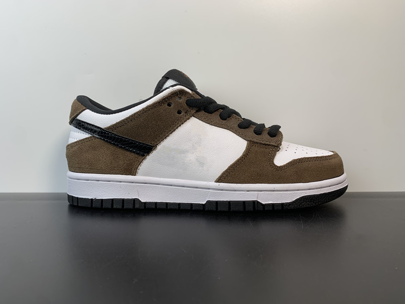 Skateboard Shoes WMNS SB Duks Low Pro Trail End Brown Suede Shoe Coffee White Black Outdoor Running Trainers Ship ShoeBox Fast Delivery Size 36-4