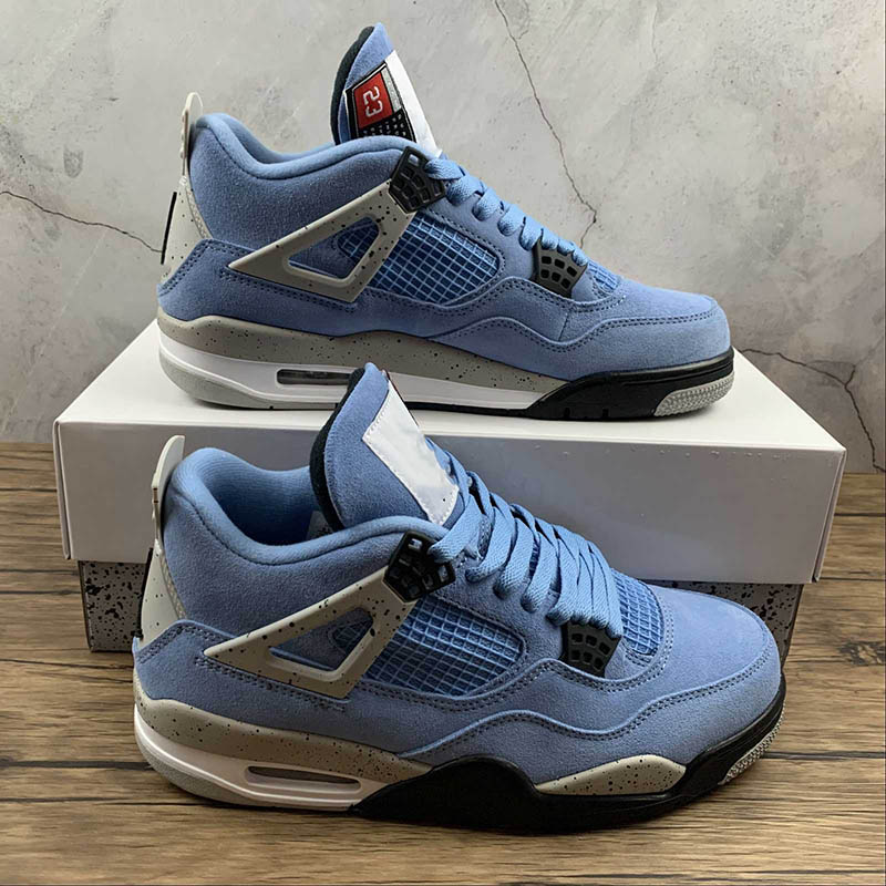 

Man Basketball Shoes Top Quality Shoe Authentic Mens Women Jumpman 4 4s Retro SE University Blue Trainers Sport Sneakers