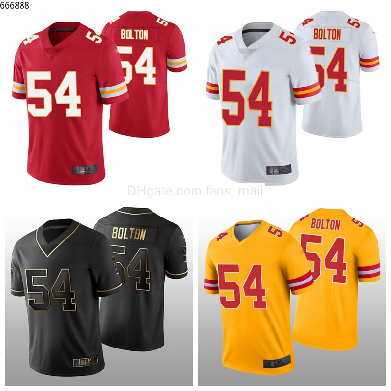 

Kansas City Men Women Youth Chief Football 54 Nick Bolton 2021 Draft Vapor Limited Stitched Jersey Red White Yellow