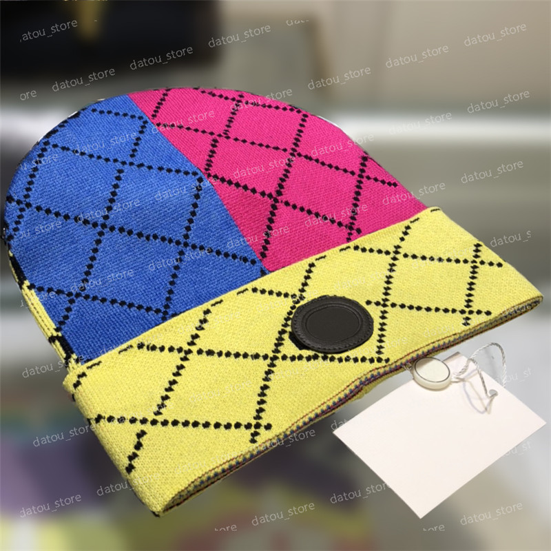 

Fashion Designers Caps Hats Mens Cashmere Bucket Hat Winter Keep Warm Wool Knit Cap Designer Knitted Cap Full Letter Elastic Casquette, Box