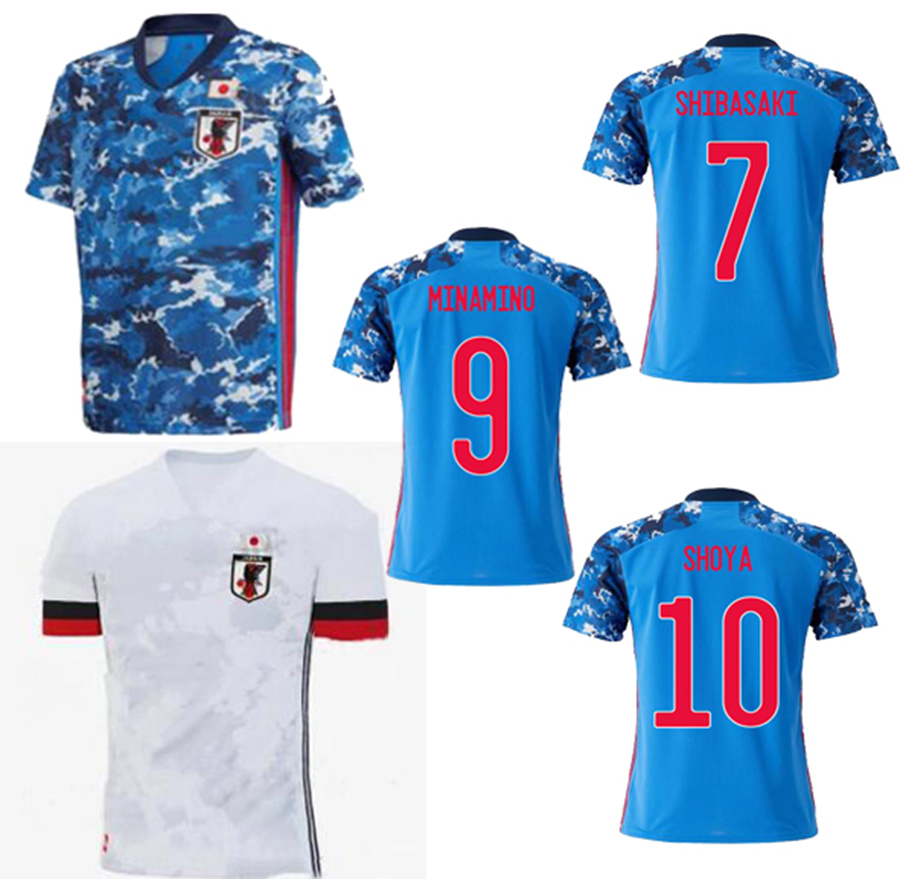 

2021 22 Japan Soccer Jerseys SHOYA SHIBASAKI 20 21 Home Away Mens MINAMINO Football Shirt, Black;yellow