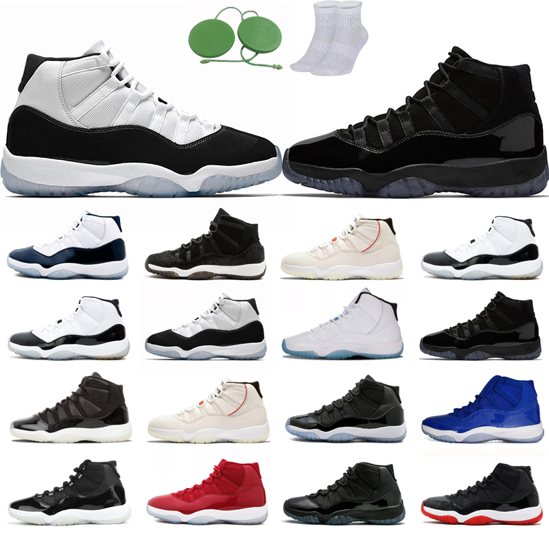 

11s fashion basketball shoes man PRM Heiress Midnight Navy blue 72-10 gym red space jam Platinum Tint Night Legend Concord 45 23 Bred High Gamma 25th Colorful light, 25th anniversary