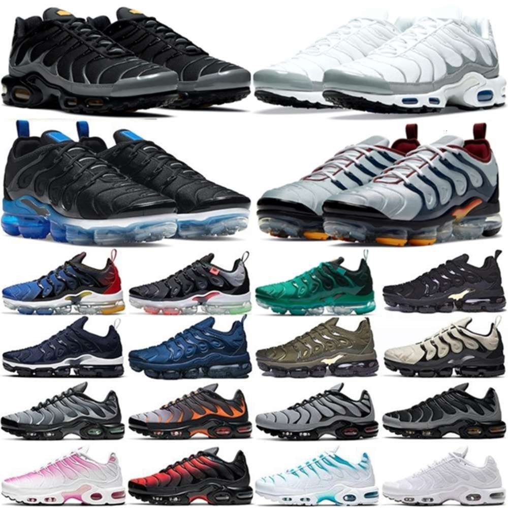 

2021 TN Men Women Running Shoes Trainers Triple Black Hyper Blue Pure Platinum Fade Worldwide White Volt Mens Sports Sneakers b jamei