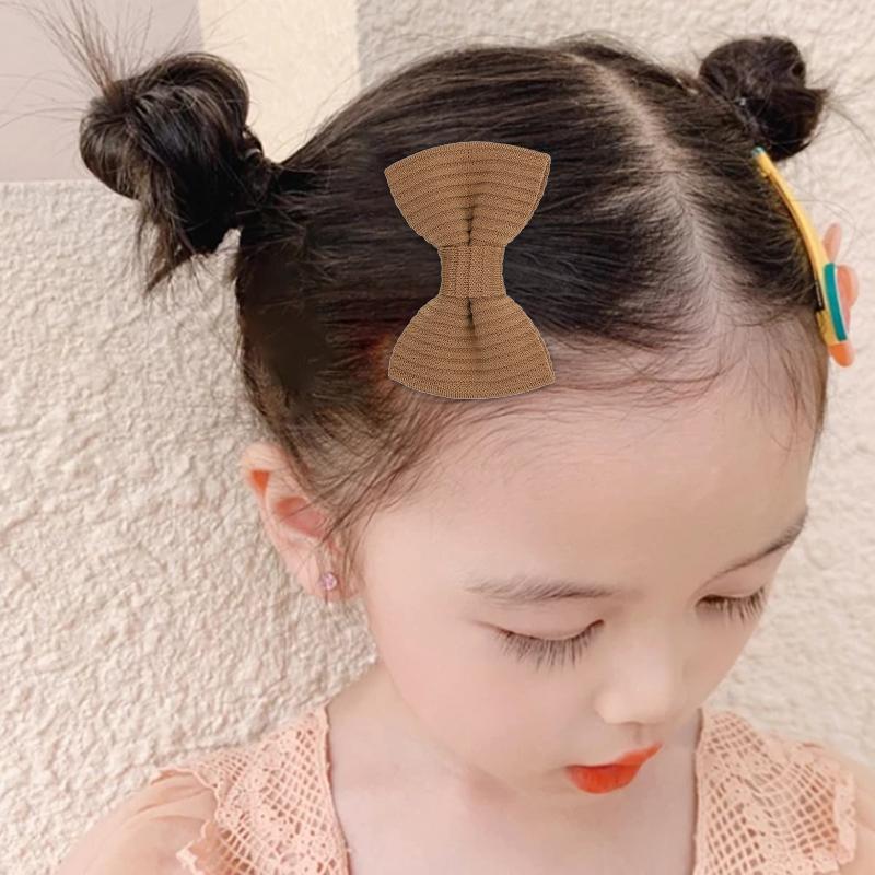 

Hair Accessories Small Hand-knitted Bow Hairpin Cute Little Girl Bangs Clip Simple And Versatile Children's Accessories-1, 13a