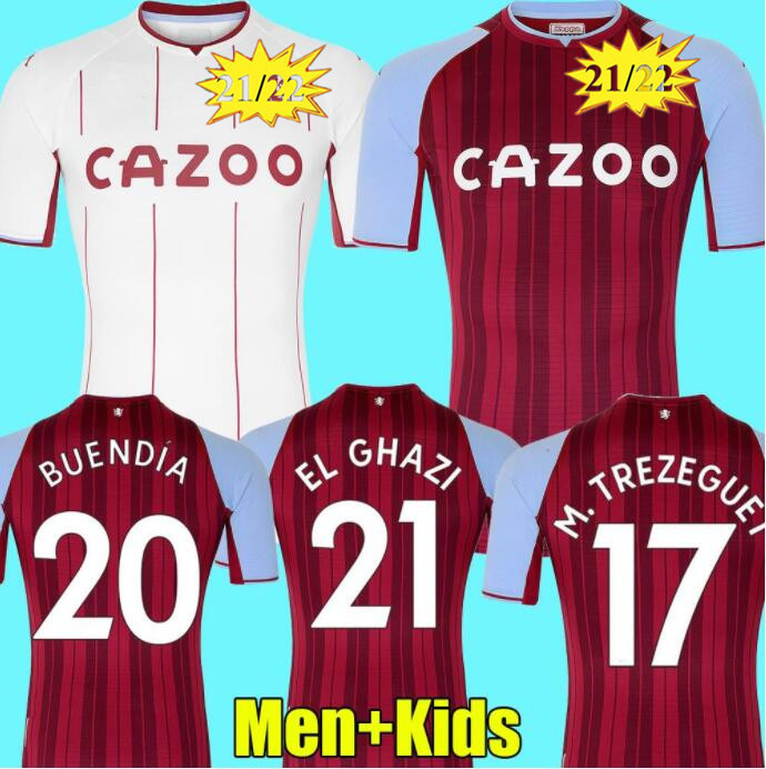 

21 22 Aston Soccer Jerseys WATKINS WESLEY 2021 2022 AVFC jersey BUENDíA VILLA INGS Football Shirt EL GHAZI McGINN TREZEGUET DAVIS Men 3rd kits Kids equipment Top 888, 21/22 home adult