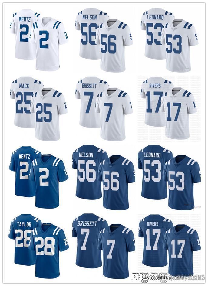 

Men Indianapolis Colts 17 Philip Riversd 53 Darius Leonar 2 Carson Wentz 28 Jonathan Taylor 56 Quenton Nelson Football Jerseys, Black;red