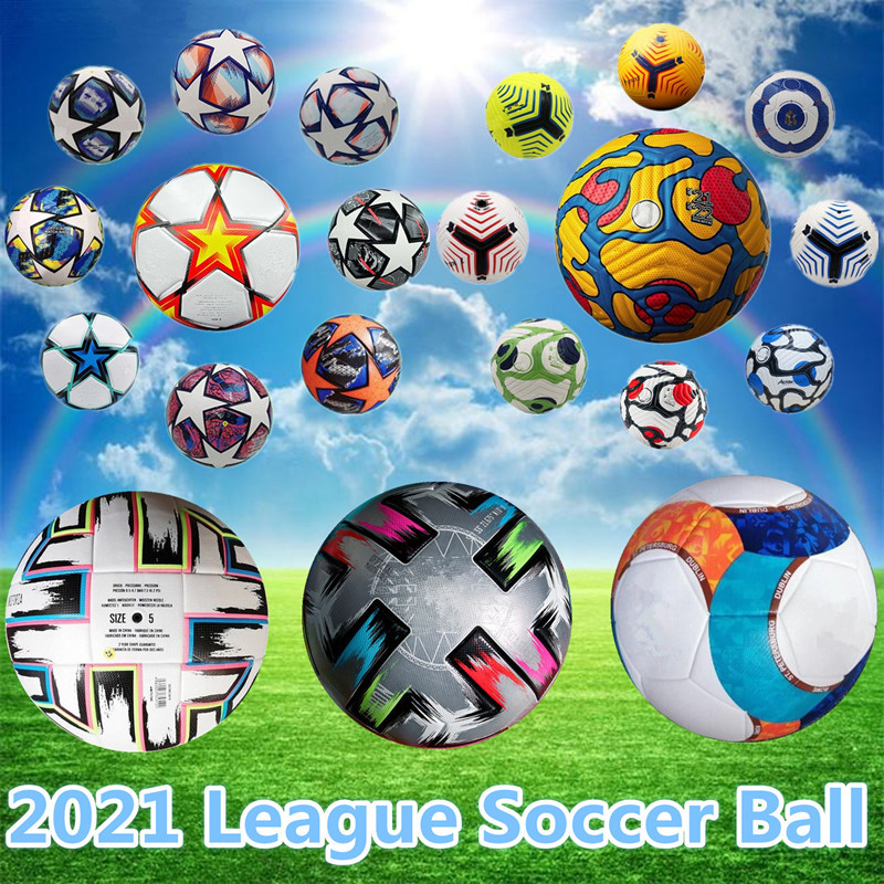 

Champions League Soccer Ball Premier Euro Cup Top quality football size 5 balls European 2021 Final KYIV PU granules slip-resistant Europe high Uniforia Finale