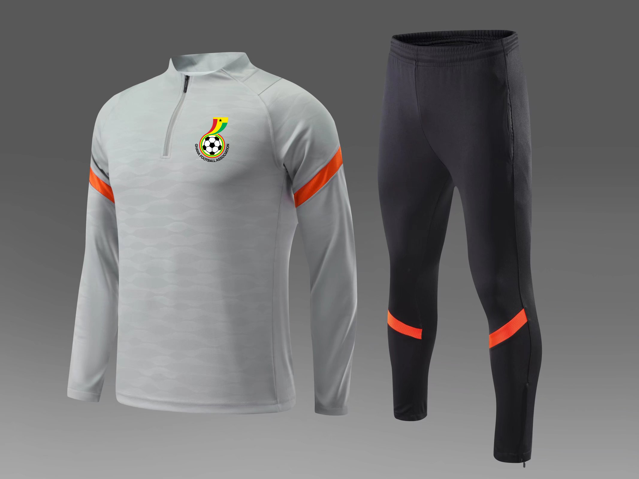 

Ghana national football team men's football Tracksuits outdoor running training suit Autumn and Winter Kids Soccer Home kits Customized logo, No 4