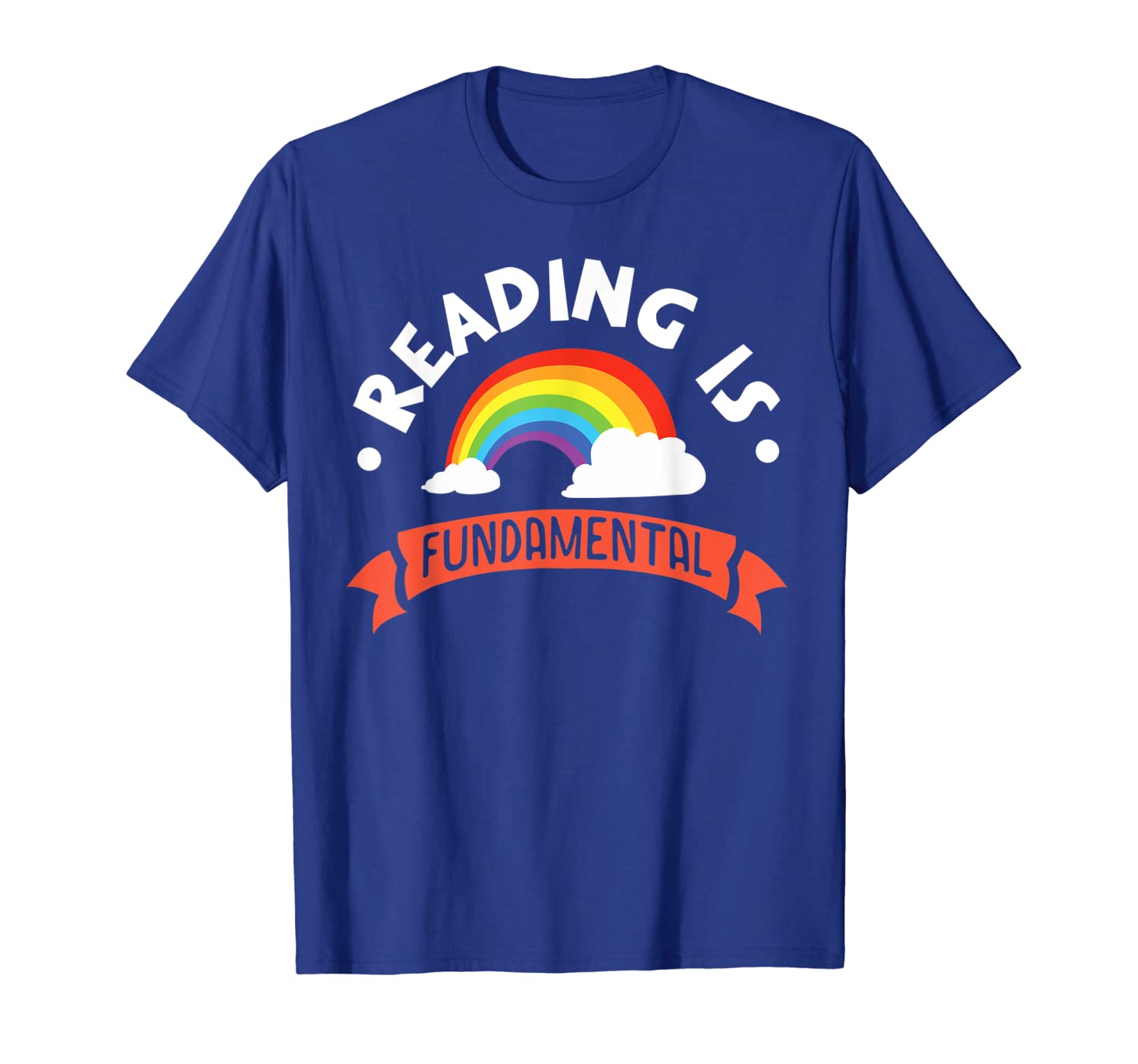

book lovers t-shirt - reading is fundamental shirt, White;black
