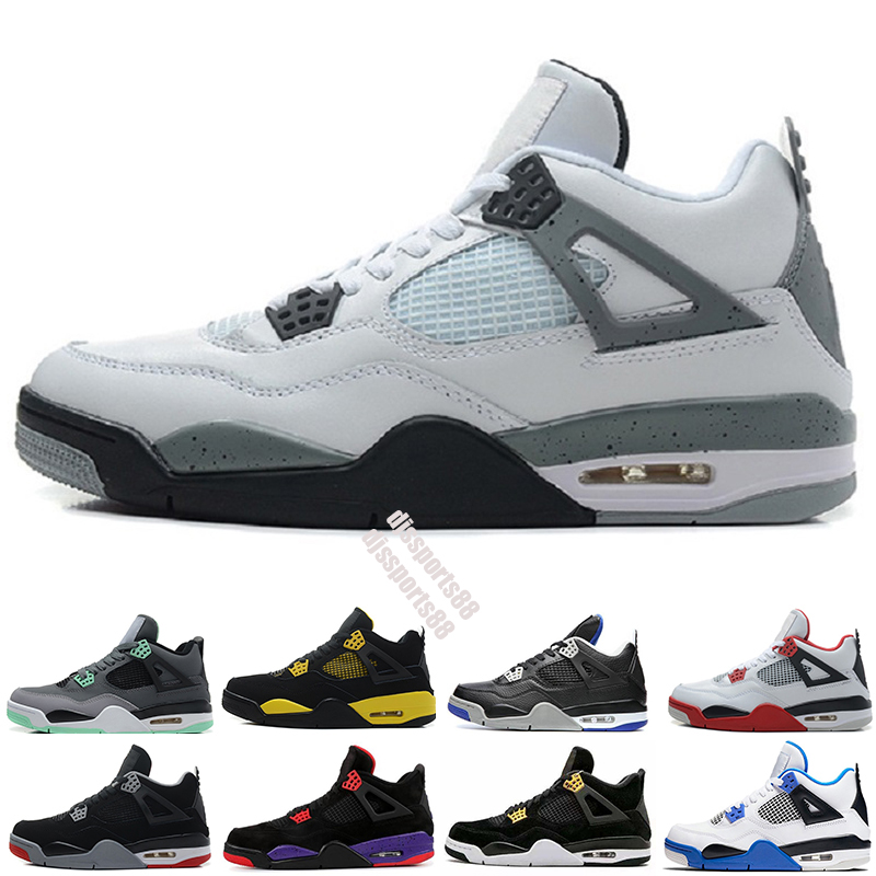 

Black cat 4 4s Jump baskeball shoes bred neon wings encore cactus jack white cement mens stylist sneakers trainers US 7-13, Black;brown