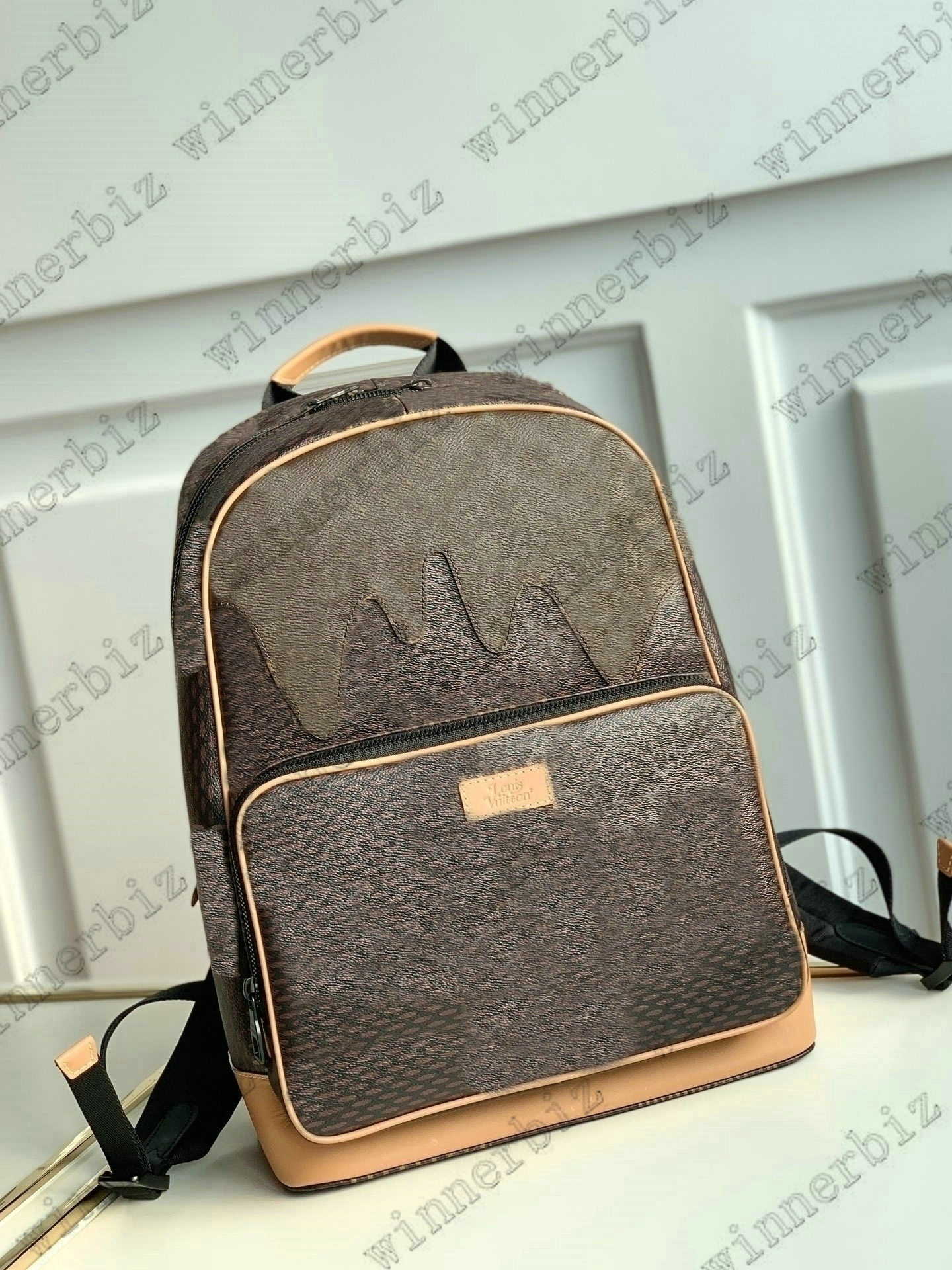 

Campus Backpack Bag Nigo Backpacks VIRGIL NIL Wallet Briefcase Handbag Travel Leather Luggage Business Totes N40380