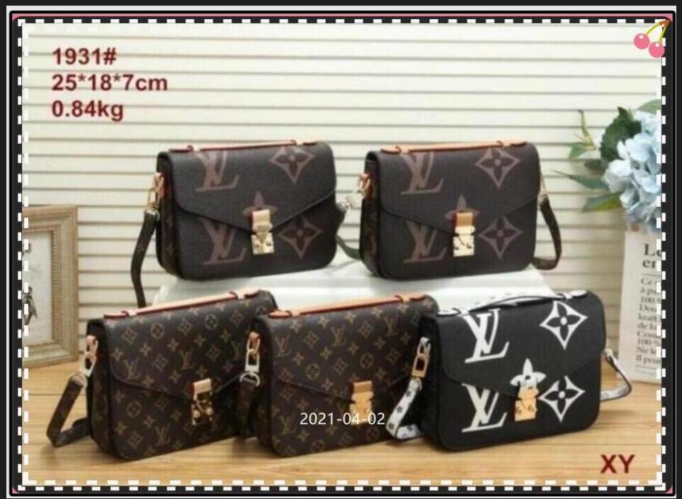

1-8 LV LOUIS 1 VITTONWomen Luxurys Designers Bags 2021 Fashion Women Handbag Designer Ladies Shoulder Bag Messenger Bag, Red;black