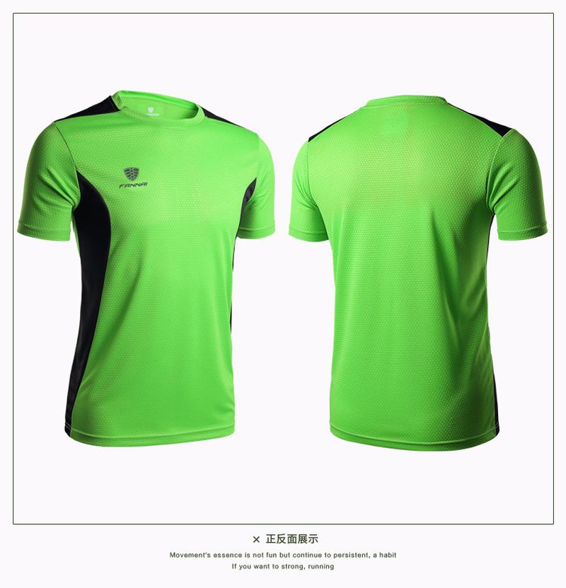 

Gym Clothing Short-sleeved T-shirt Sportswear Dried Men's Clothes Outdoor, Black