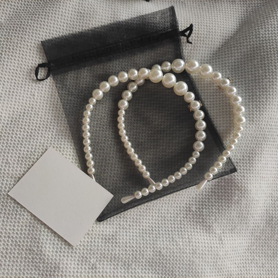 

fashion Accessories Headbands C pearl party with Paper card and Mesh bag