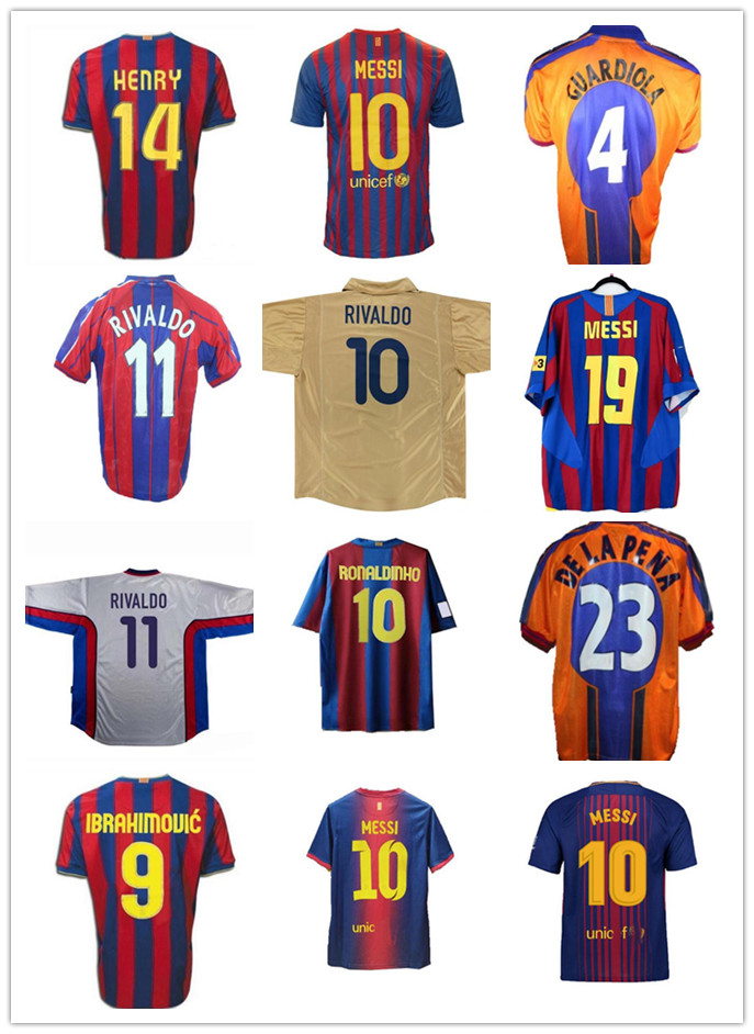 

retro soccer jerseys 05 06 07 08 09 10 11 12 13 14 15 91 92 95 96 97 98 99 MESSI RONALDINHO RONALDO STOICHKOV 100th football jersey