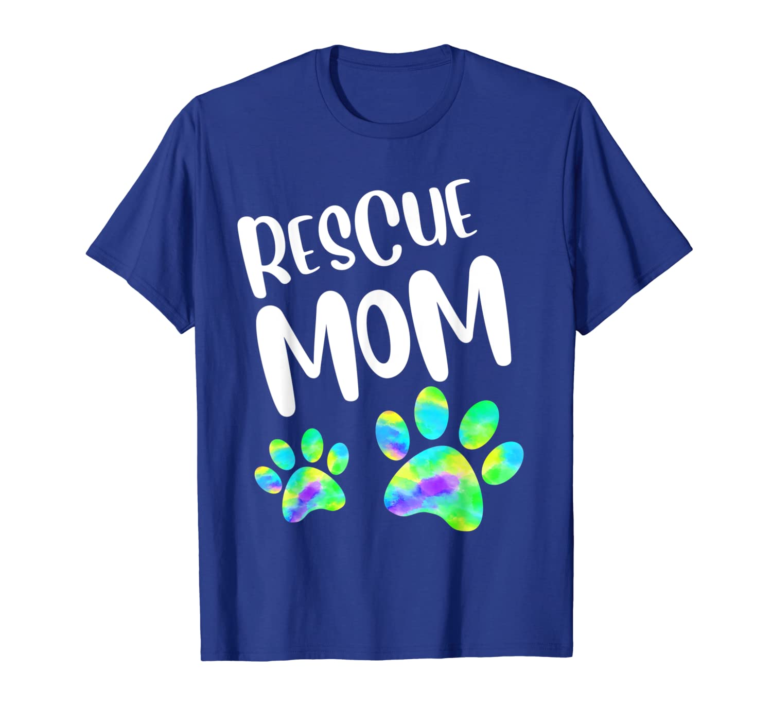 

Cute Rescue mom dog cat owner lover shelter gift pet T-Shirt, White;black