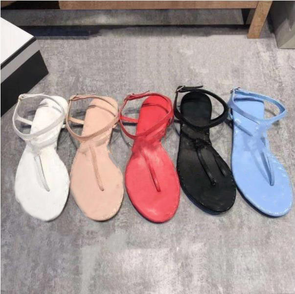 

2021 Summer Women's Casual Sandals, Loafers, Flat Shoes, Flip-Flops, Sandals Fashion Luxury 35-40, Black