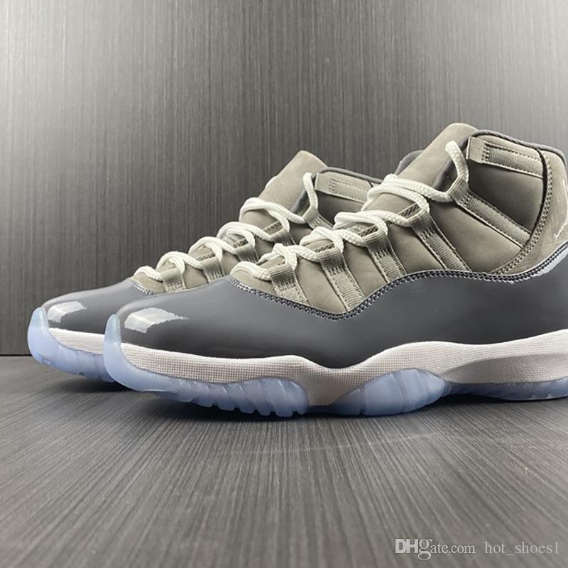 

Air 11 High Cool Grey 2021 CT8012-005 11s XI White Women Men Sports Shoes Casual Sneakers Best Quality Trainers Kicks With Original Box, Obsidian