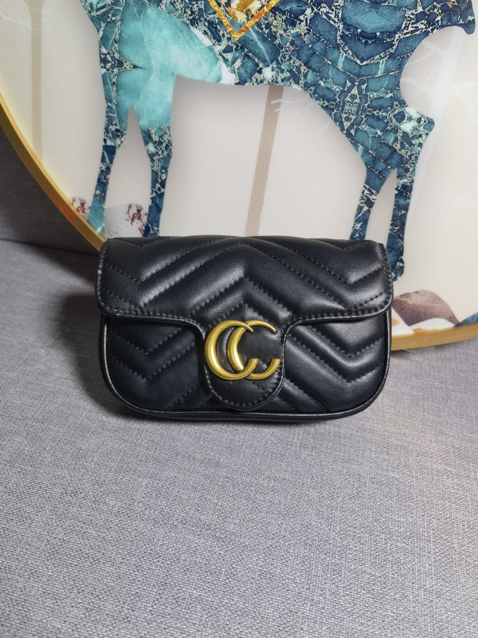 

Designer Ladies Evening Bags Totes Handbag Genuine Leather Brand Messenger Chain Classic fashion High Quality Luxury size 16cm 476433