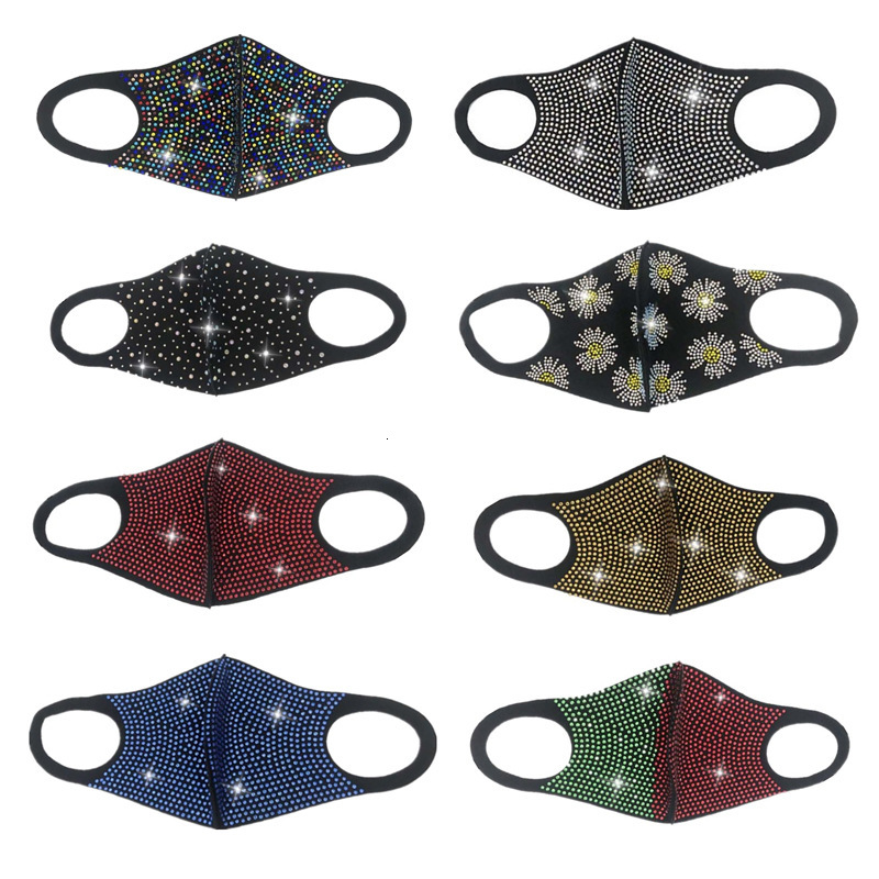 

flash diamond water drill star fashion talent nightclub party personality mask