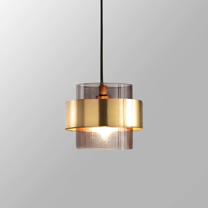 

Nordic style chandelier, glass pendant lamp, for restaurant, bar, cafe, creative, gold, wrought iron, lighting F-PL1803