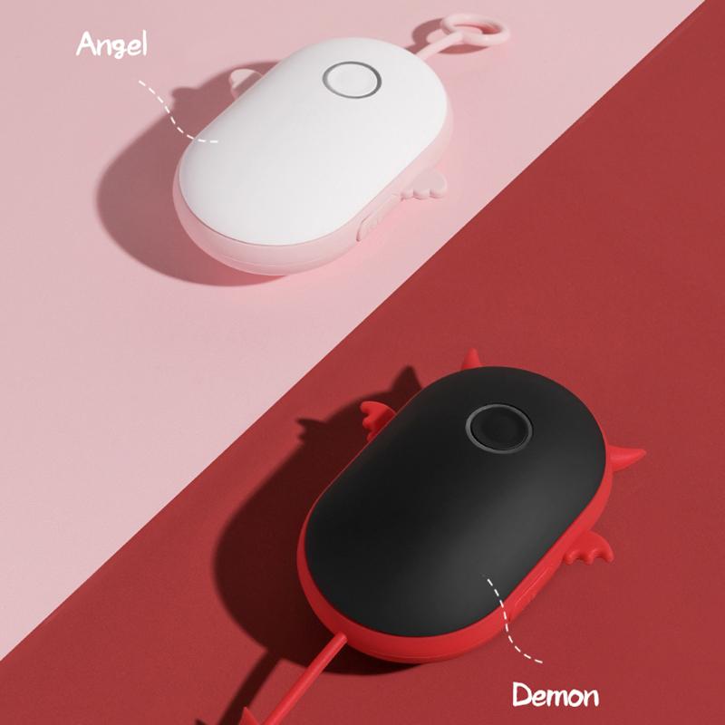 

Smart Home Control Mini Hand Warmer Winter Portable USB Rechargeable Pocket Mobile Power Double-sided Quick Heating 2400mAh/4000mAh